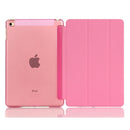 Pure Color Merge Horizontal Flip Leather Case for iPad Mini (2019) / iPad Mini 4, with Holder (Pink)