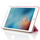 Pure Color Merge Horizontal Flip Leather Case for iPad Mini (2019) / iPad Mini 4, with Holder (Pink)