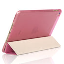 Pure Color Merge Horizontal Flip Leather Case for iPad Mini (2019) / iPad Mini 4, with Holder (Pink)