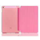 Pure Color Merge Horizontal Flip Leather Case for iPad Mini (2019) / iPad Mini 4, with Holder (Pink)