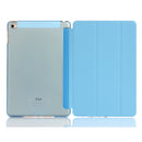 Pure Color Merge Horizontal Flip Leather Case for iPad Mini (2019) / iPad Mini 4, with Holder (Blue)