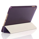 Pure Color Merge Horizontal Flip Leather Case for iPad Mini (2019) / iPad Mini 4, with Holder (Purple)