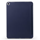 Millet Texture PU+ Silica Gel Full Coverage Leather Case for iPad Air (2019) / iPad Pro 10.5 inch, with Multi-folding Holder(Dark Blue)