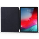 Millet Texture PU+ Silica Gel Full Coverage Leather Case for iPad Air (2019) / iPad Pro 10.5 inch, with Multi-folding Holder(Dark Blue)