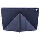 Millet Texture PU+ Silica Gel Full Coverage Leather Case for iPad Air (2019) / iPad Pro 10.5 inch, with Multi-folding Holder(Dark Blue)