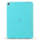 Millet Texture PU+ Silica Gel Full Coverage Leather Case for iPad Air (2019) / iPad Pro 10.5 inch, with Multi-folding Holder(Green)