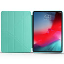 Millet Texture PU+ Silica Gel Full Coverage Leather Case for iPad Air (2019) / iPad Pro 10.5 inch, with Multi-folding Holder(Green)