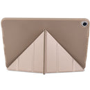 Millet Texture PU+ Silica Gel Full Coverage Leather Case for iPad Air (2019) / iPad Pro 10.5 inch, with Multi-folding Holder(Gold)