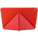 Millet Texture PU+ Silica Gel Full Coverage Leather Case for iPad Air (2019) / iPad Pro 10.5 inch, with Multi-folding Holder(Red)