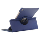 For Huawei MediaPad M5 10.8 inch Litchi Texture PU Leather Case with Rotated Holder & Sleep / Wake-up Function (Dark Blue)