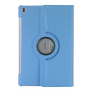 For Huawei MediaPad M5 10.8 inch Litchi Texture PU Leather Case with Rotated Holder & Sleep / Wake-up Function (Blue)