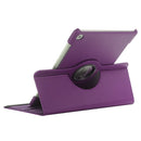 For Huawei MediaPad M5 10.8 inch Litchi Texture PU Leather Case with Rotated Holder & Sleep / Wake-up Function (Purple)