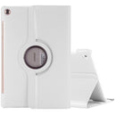 For Huawei MediaPad M5 10.8 inch Litchi Texture PU Leather Case with Rotated Holder & Sleep / Wake-up Function (White)
