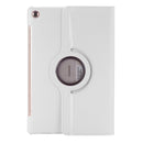 For Huawei MediaPad M5 10.8 inch Litchi Texture PU Leather Case with Rotated Holder & Sleep / Wake-up Function (White)