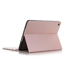 A102B For iPad 10.2 inch 2019 Ultra-thin Detachable Bluetooth Keyboard Leather Tablet Case with Stand & Pen Slot Function (Rose Gold)