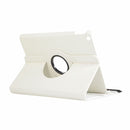 For iPad 10.2 / iPad Air 2019 10.5 / iPad 10.2 2020 Litchi Texture Horizontal Flip 360 Degrees Rotation Leather Case(White)