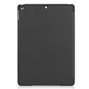 For iPad 10.2 Custer Texture Horizontal Flip Smart PU Leather Case with Sleep / Wake-up Function & Three-folding Holder (Black)