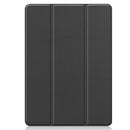 For iPad 10.2 2021 / 2020 / 2019 Custer Texture Horizontal Flip Smart TPU Leather Case with Sleep / Wake-up Function & Three-folding Holder & Pen Slot(Black)