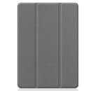For iPad 10.2 2021 / 2020 / 2019 Custer Texture Horizontal Flip Smart TPU Leather Case with Sleep / Wake-up Function & Three-folding Holder & Pen Slot(Grey)