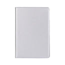 Litchi Texture Horizontal Flip 360 Degrees Rotation Leather Case for iPad Mini 2019, with Holder & Sleep / Wake-up Function (Silver)