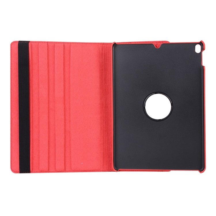 Litchi Texture 360 Degree Spin Multi-function Horizontal Flip Leather Protective Case with Holder for iPad Pro 10.5 inch / iPad Air (2019) (Red)