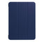 For iPad Pro 10.5 inch PU Litchi Texture 3-folding Smart Case Clear Back Cover with Holder(navy)