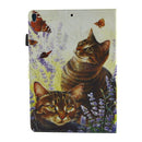 For iPad Pro 10.5 inch Cats and Butterflies Pattern Horizontal Flip Leather Protective Case with Holder & Card Slots & Sleep