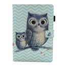 For iPad Pro 10.5 inch Wave Owl pattern Horizontal Flip Leather Protective Case with Holder & Card Slots & Sleep