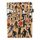 For iPad Pro 10.5 inch Basketball Sports Pattern Horizontal Flip Leather Protective Case with Holder & Card Slots & Sleep
