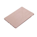 For iPad Pro 10.5 inch Silk Texture Horizontal Deformation Flip Leather Case with 4-folding Holder & Sleep / Wake-up(Rose Gold)