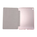 For iPad Pro 10.5 inch Silk Texture Horizontal Deformation Flip Leather Case with 4-folding Holder & Sleep / Wake-up(Rose Gold)