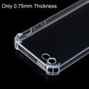 Shock-resistant Transparent TPU Protective Case for iPhone 5 & 5s & SE