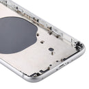 Battery Back Cover with Camera Lens Cover & SIM Card Tray & Side keys for iPhone SE 2020(Silver)