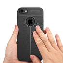 For iPhone 5 & 5s & SE TPU Shockproof Protective Back Cover Case (Black)