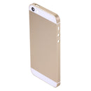 5 in 1 for iPhone SE Original (Back Cover + Card Tray + Volume Control Key + Power Button + Mute Switch Vibrator Key) Full Assembly Housing Cover(Gold)