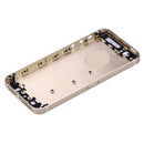 5 in 1 for iPhone SE Original (Back Cover + Card Tray + Volume Control Key + Power Button + Mute Switch Vibrator Key) Full Assembly Housing Cover(Gold)