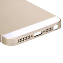 5 in 1 for iPhone SE Original (Back Cover + Card Tray + Volume Control Key + Power Button + Mute Switch Vibrator Key) Full Assembly Housing Cover(Gold)