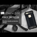 Tough Armor TPU + PC Combination Case for iPhone iPhone SE & 5 & 5s(Dark Blue)