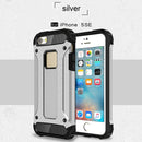 Tough Armor TPU + PC Combination Case for iPhone SE & 5 & 5s(Silver)