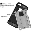 Tough Armor TPU + PC Combination Case for iPhone SE & 5 & 5s(Silver)