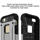 Tough Armor TPU + PC Combination Case for iPhone SE & 5 & 5s(Silver)
