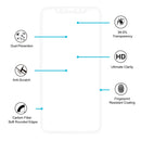 For iPhone X 0.26mm 9H Surface Hardness 3D Explosion-proof Full Screen Carbon Fiber Soft Edges Tempered Glass Screen Film (White)