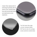 For iPhone X 0.26mm 9H Surface Hardness 3D Explosion-proof Full Screen Carbon Fiber Soft Edges Tempered Glass Screen Film (White)