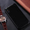 For iPhone X / XS Crocodile Texture Paste Protective Back Cover Case (Black)