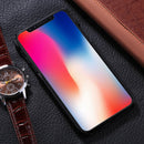 For iPhone X / XS Crocodile Texture Paste Protective Back Cover Case (Black)