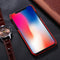 For iPhone X / XS Crocodile Texture Paste Protective Back Cover Case (Red)
