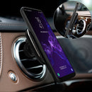 NILLKIN MC027 Car Air Outlet Vent Mount Clamp Holder 10W Fast Charging Qi Magnetic Wireless Charger(Black)