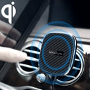 NILLKIN MC027 Car Air Outlet Vent Mount Clamp Holder 10W Fast Charging Qi Magnetic Wireless Charger(Black)