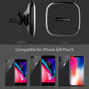 NILLKIN MC027 Car Air Outlet Vent Mount Clamp Holder 10W Fast Charging Qi Magnetic Wireless Charger(Black)