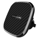 NILLKIN MC027 Car Air Outlet Vent Mount Clamp Holder 10W Fast Charging Qi Magnetic Wireless Charger(Black)